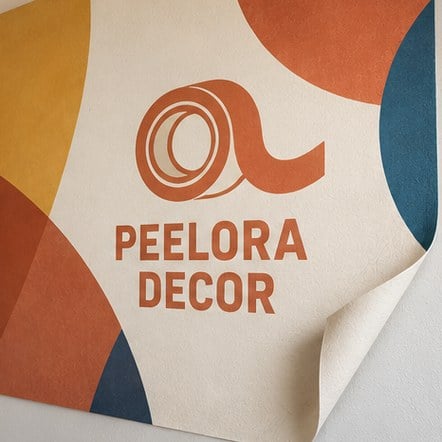 Custom Peel-and-Stick Logo Murals
