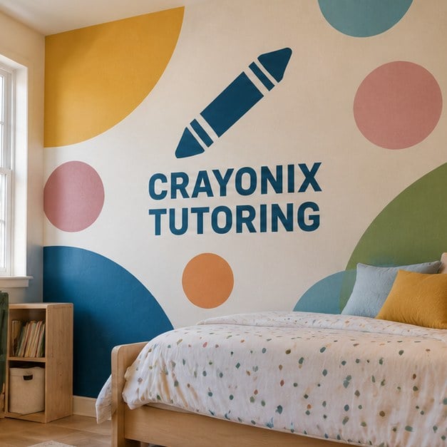Customer photo of a custom kids room wall mural